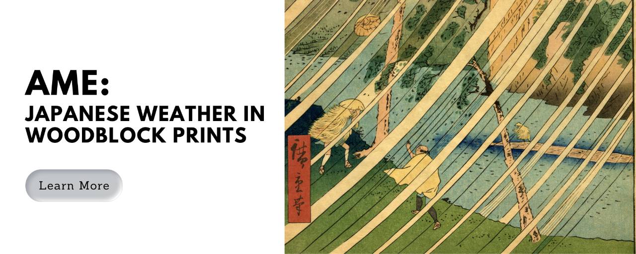 Ame (Japanese word for rain): Japanese Weather in Woodblock Prints Blog Click to Learn More